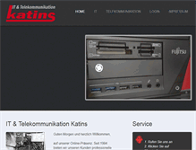 Tablet Screenshot of katins.de